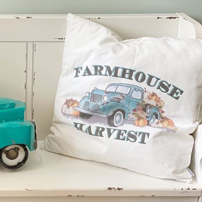 Farmhouse Harvest Throw Pillow