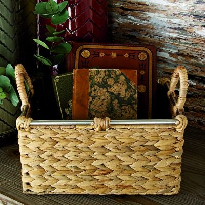 3 Piece Handled Seagrass Storage Basket Set