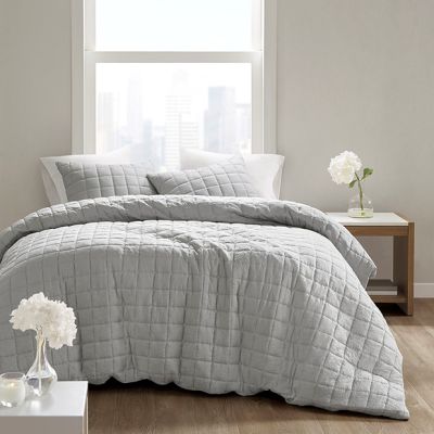 3 Piece Simple Elegance Quilt Top Comforter Set