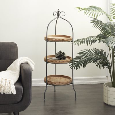3 Tier Scroll Top Display Stand