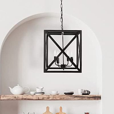 4 Light Modern Farmhouse Pendant