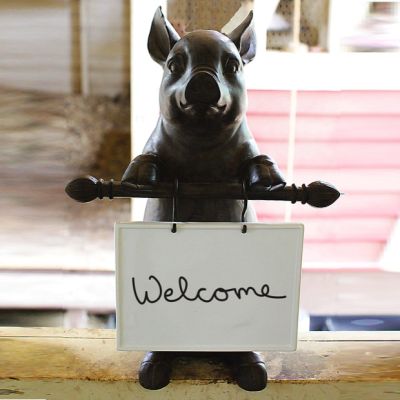 Pig Statue With Memo Board