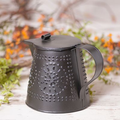 Decorative Tinpunch Design Teapot