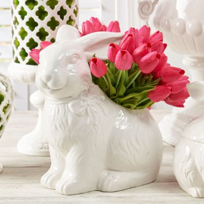 Ceramic Rabbit Planter