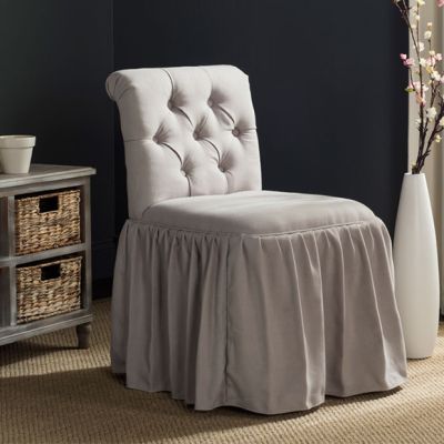 Luxurious Upholstered Vanity Chair
