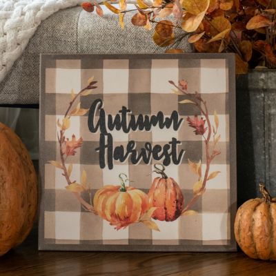 Autumn Harvest Decorative Sign