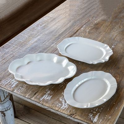 Simple Serving Platter Collection Set of 3