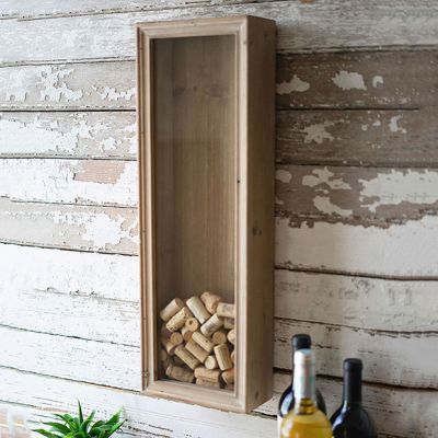 Rustic Farmhouse Wall Mount Cork Holder