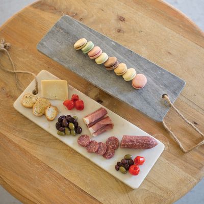 Rope Handled Marble Cutting Board