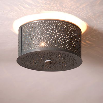 Rustic Country Flush Mount Ceiling Light