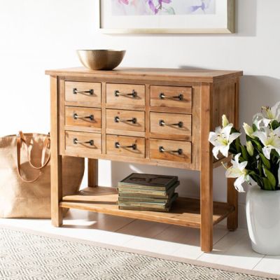 9 Drawer Console Table