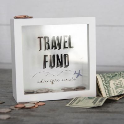 Travel Fund Adventure Tabletop Bank