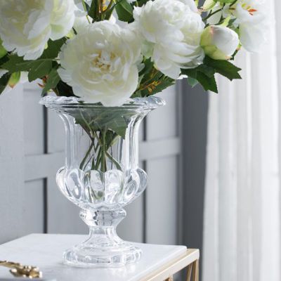 Elegant Crystal Urn Vase Large