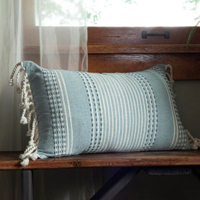 Shades of Blue Lumbar Pillow