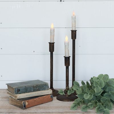 Aged Classics Metal Candle Holder