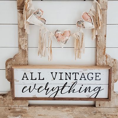 All Vintage Wall Sign