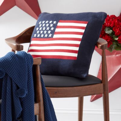 American Flag Accent Pillow