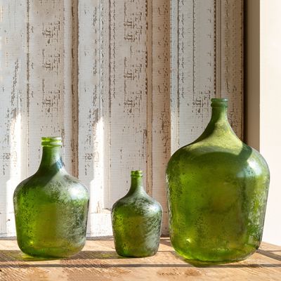 Antique Inspired Glass Cellar Jar