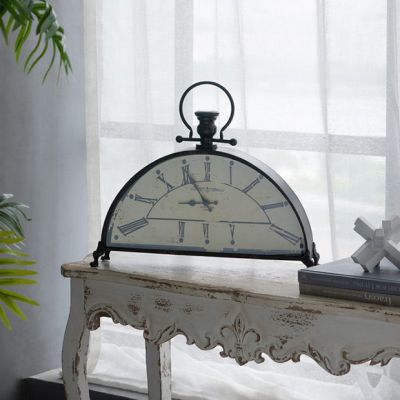 Antiqued Arched Tabletop Clock