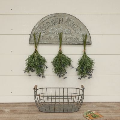 Arched Garden Shed Wall Hook Sign