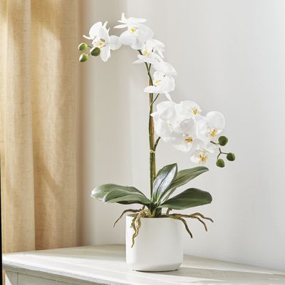 Artificial Potted Orchid