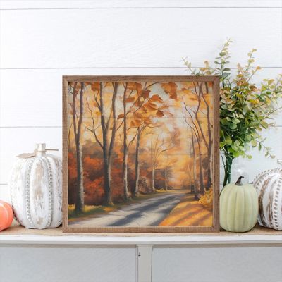 Autumn Path Framed Wall Art