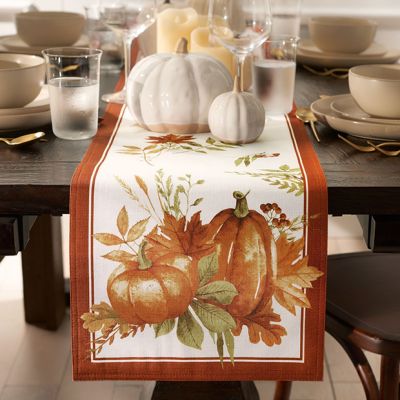 Autumn Pumpkins Table Runner