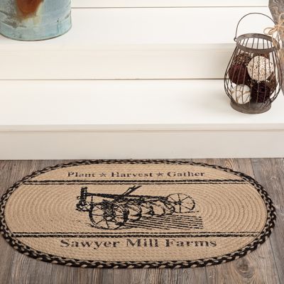Sawyer Mill Farms Oval Jute Accent Rug
