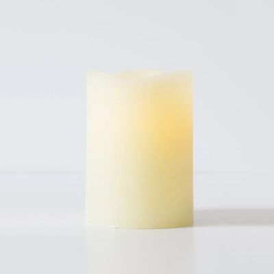 Battery Operated 4 Inch Pillar Candle Set of 2