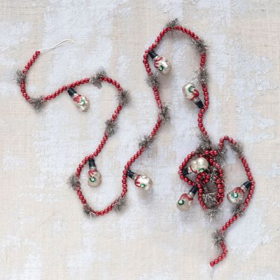 Bead and Snowman Holiday Garland in a Box