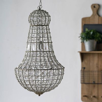 Beaded Ornate Pendant Light