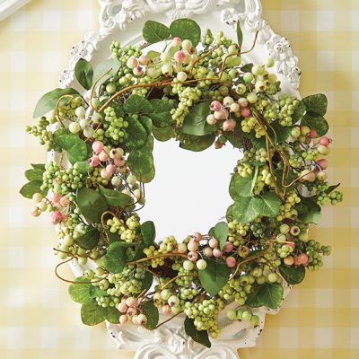 Beautiful Mixed Berry Spring Wreath