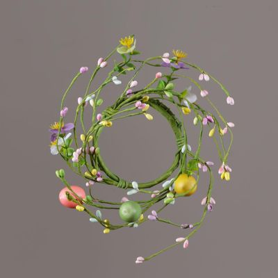 Berries and Easter Eggs Candle Ring