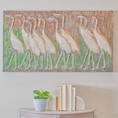 Birds of a Feather Coastal Inspired Metal Wall Decor