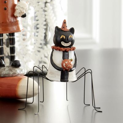 Black Cat Spider With Metal Legs