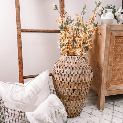 Bohemian Style Basket Vase