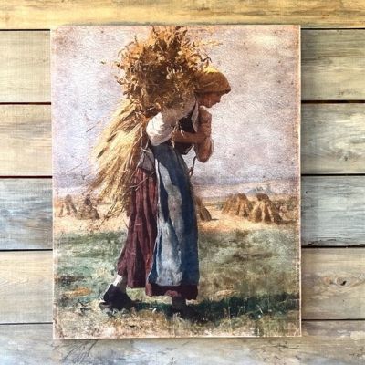 Bountiful Harvest Gallery Wrapped Aged Canvas Print