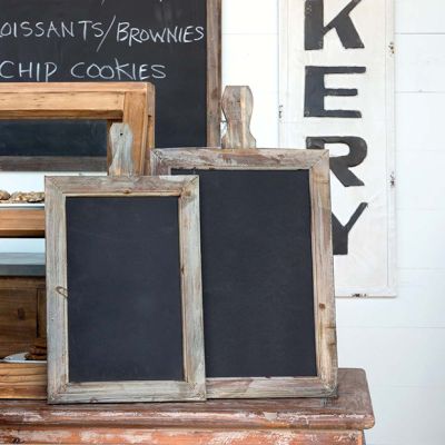 Breadboard Chalkboard Set of 2