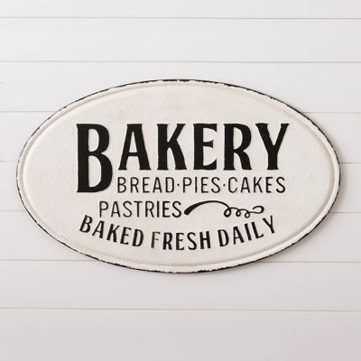 Breads Pies Cakes Metal Bakery Sign