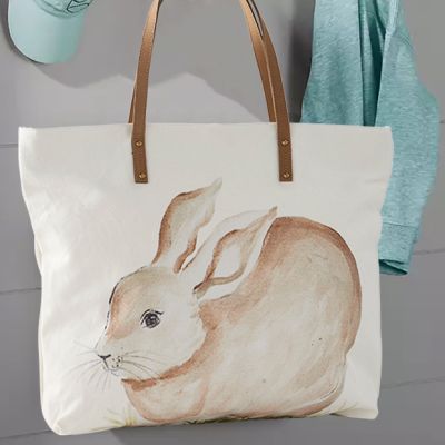 Bunny Graphic Tote Bag