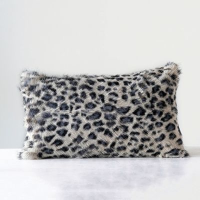 Leopard Print Accent Pillow