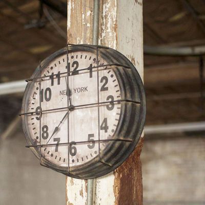 Caged Metal Gym Clock