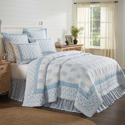 Calming Hues Of Blue Reversible Quilt