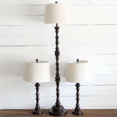 Candlestick Lamp Set Set of 3