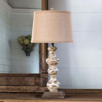 Candlestick Turned Spindle Lamp
