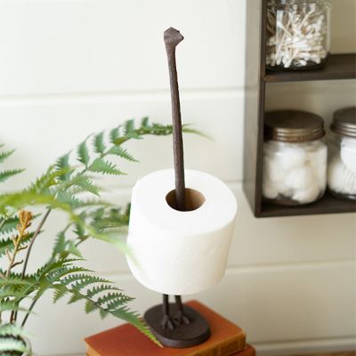 Cast Iron Ostrich Paper Towel Holder