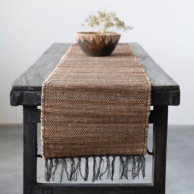 Casual Classics Fringed Table Runner