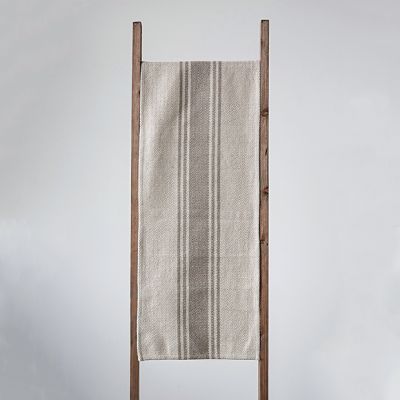 Canvas Table Runner With Stripe