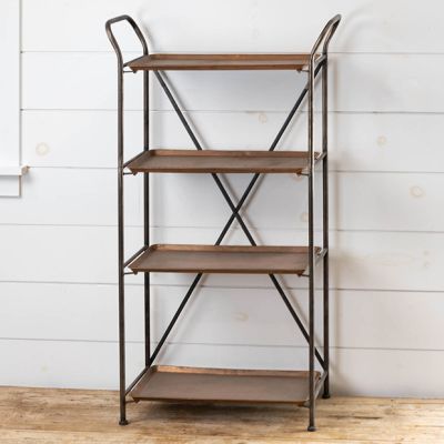 Industrial Flair Tiered Shelf