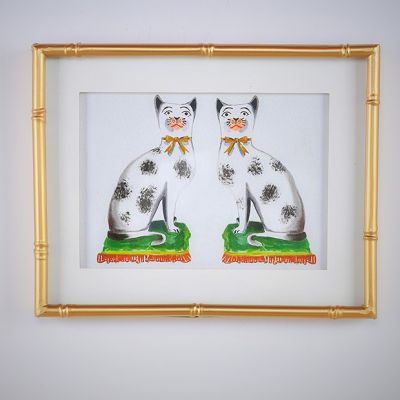 Charming Cats Framed Wall Decor